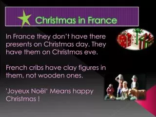 Fr Christmas in France