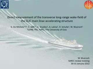 Direct measurement of the transverse long-range wake-field of
