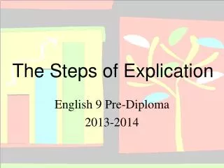 The Steps of Explication