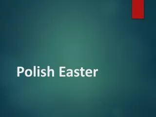 Polish Easter