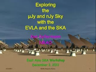 Exploring the ?Jy and nJy Sky with the EVLA and the SKA