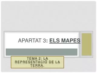 apartat 3 els mapes