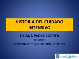 historia del cuidado intensivo