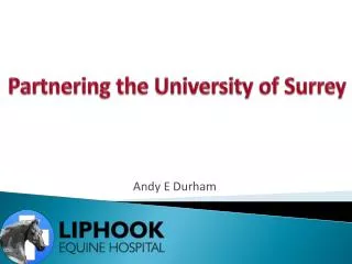 Partnering the University of Surrey