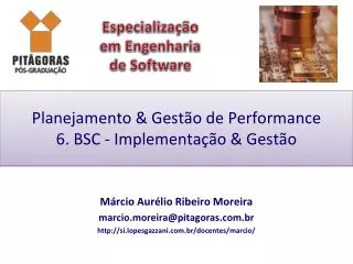 planejamento gest o de performance 6 bsc implementa o gest o