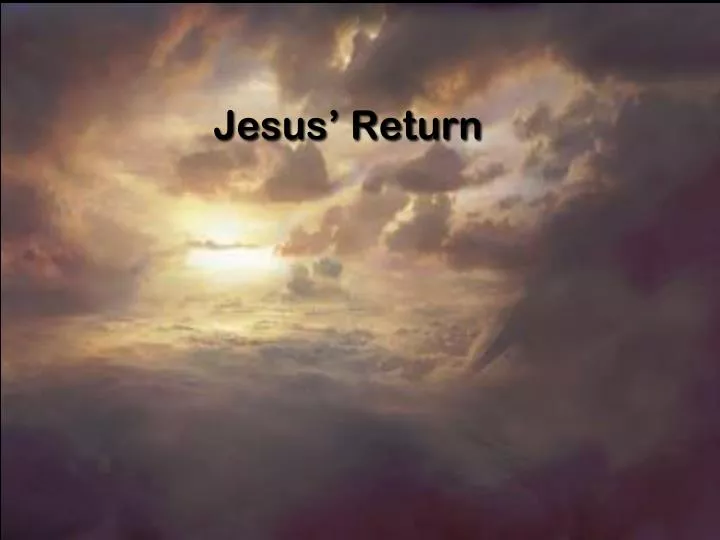 jesus return