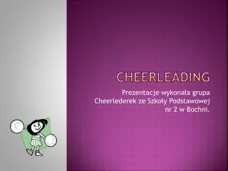 cheerleading
