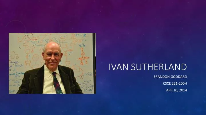 Ivan Sutherland operating Sketchpad and some of the software's