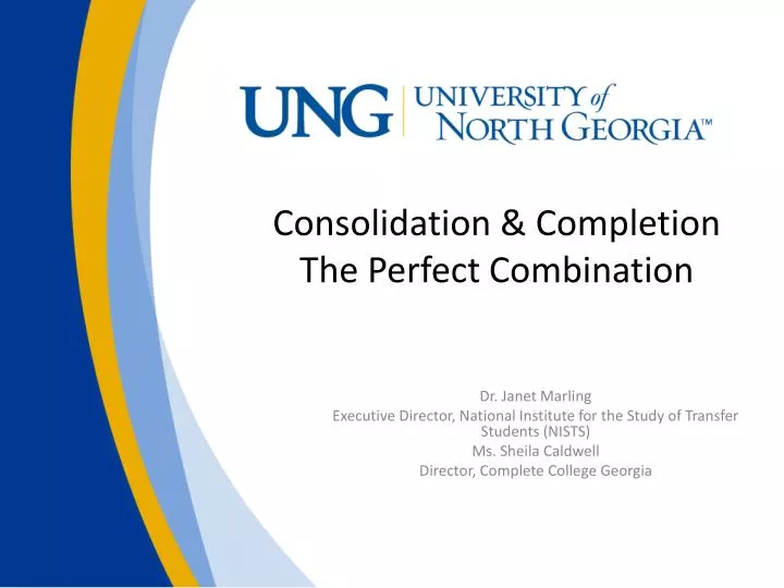 consolidation completion the perfect combination