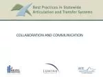 COLLABORATION AND COMMUNICATION - slide 1
