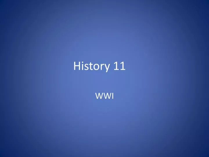 history 11