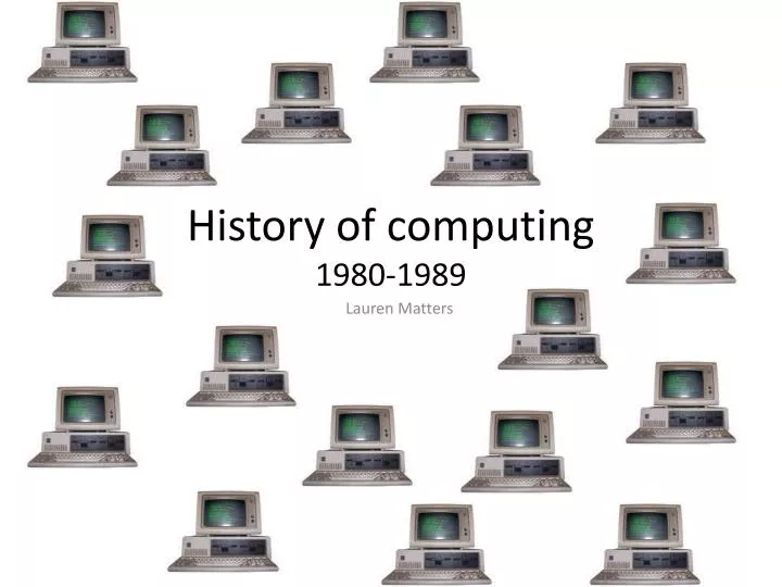 history of computing 1980 1989