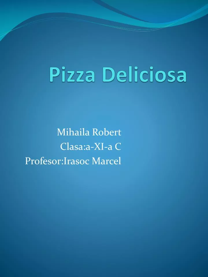pizza deliciosa