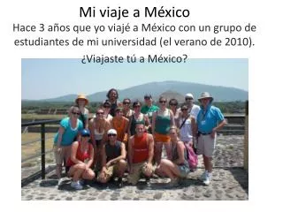 mi viaje a m xico