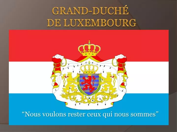 grand duch de luxembourg