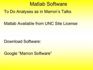 Matlab Software