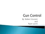 Gun Control - slide 1