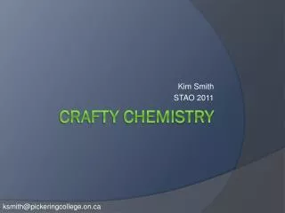 Crafty Chemistry