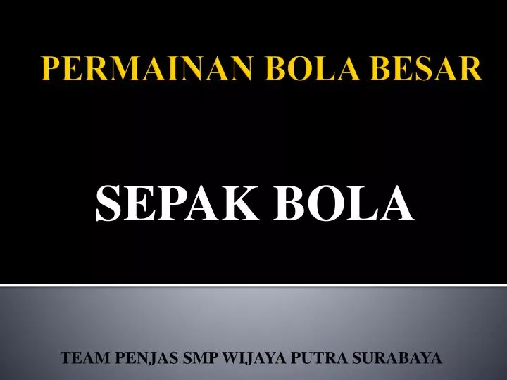 sepak bola