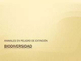 animales en peligro de extinci n