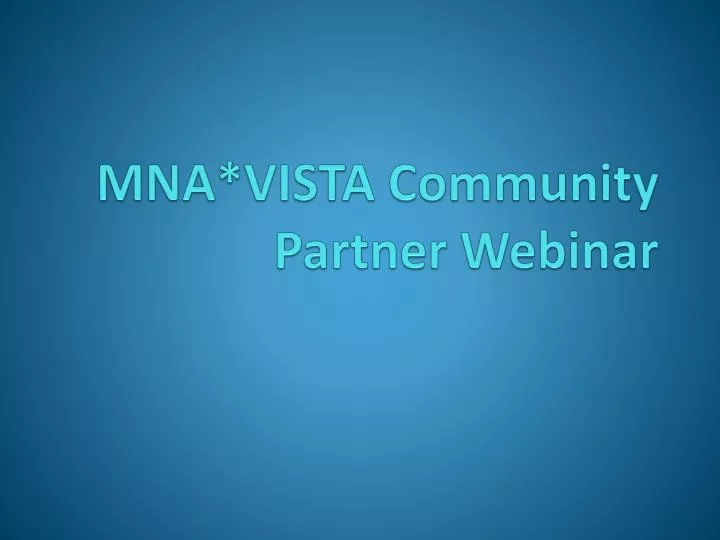 mna vista community partner webinar