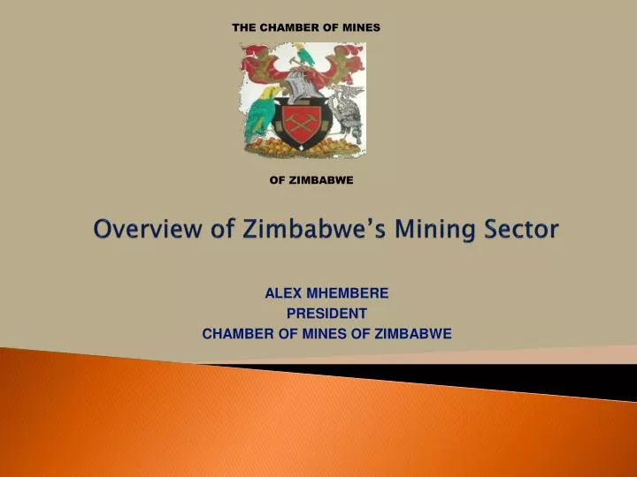 overview of zimbabwe s mining sector