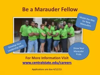 Be a Marauder Fello w