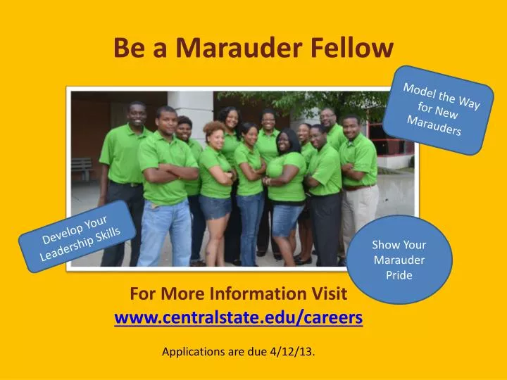 be a marauder fello w