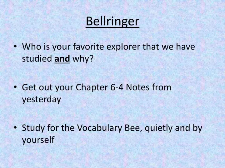 bellringer