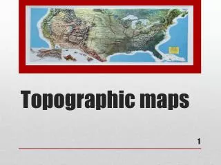 topographic maps