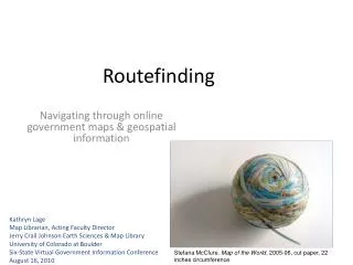 Routefinding