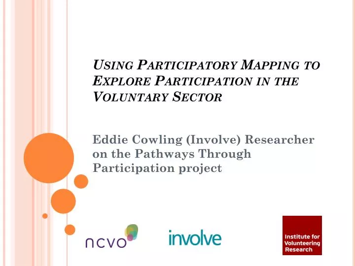 using participatory mapping to explore participation in the voluntary sector