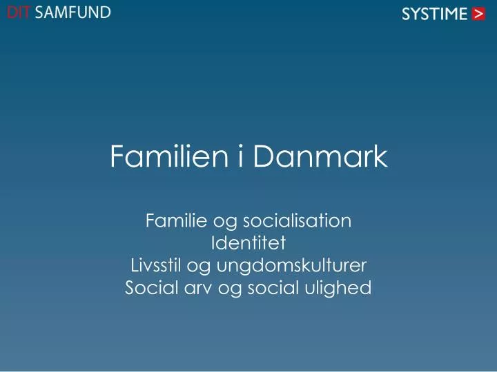 familien i danmark