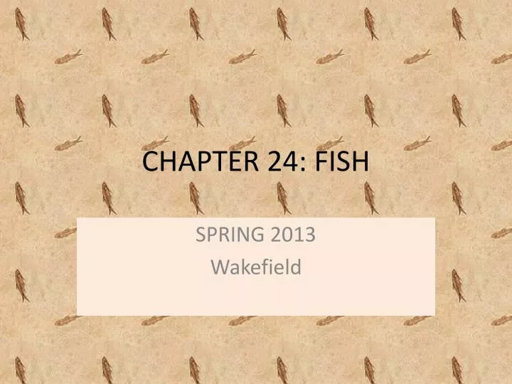 chapter 24 fish
