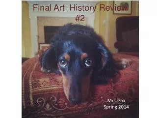 Final Art History Review #2