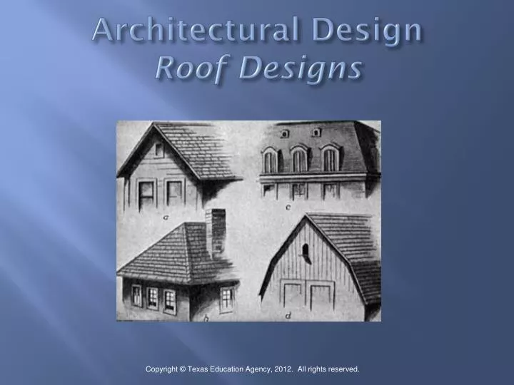 architectural design roof designs