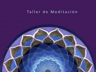 taller de meditaci n