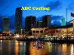ABC Costing - slide 1