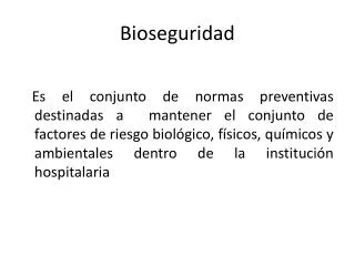 bioseguridad