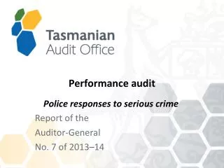 Performance audit