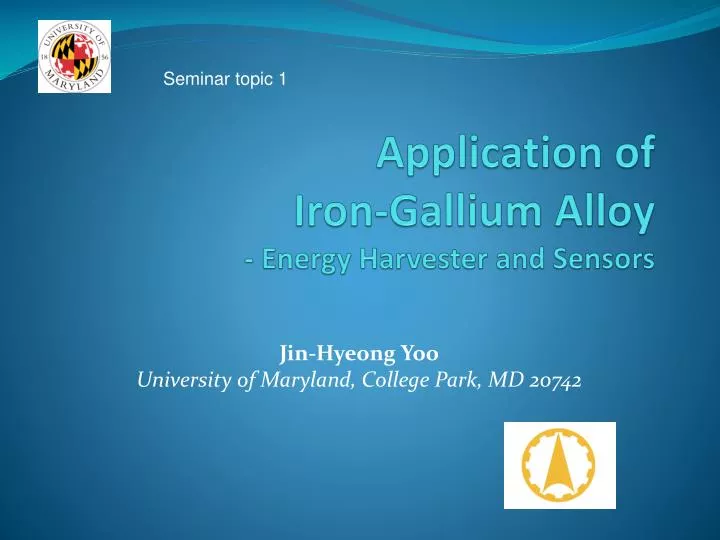 application of iron gallium alloy energy harvester and sensors