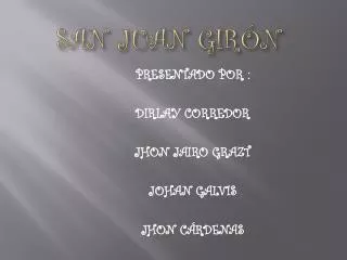 san juan gir n