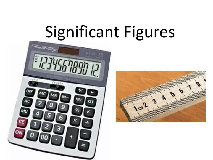 significant figures