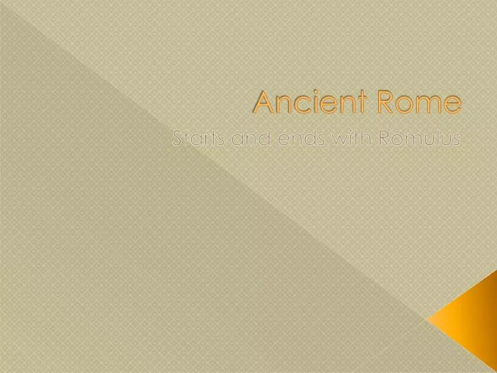 ancient rome