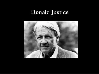 Donald Justice