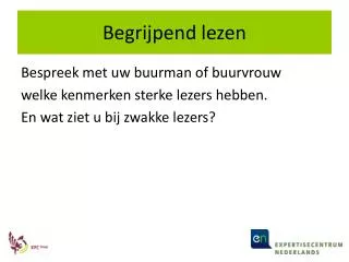 begrijpend lezen