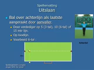 spelhervatting uitslaan