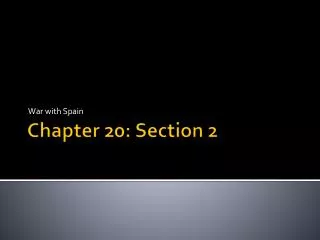 Chapter 20: Section 2
