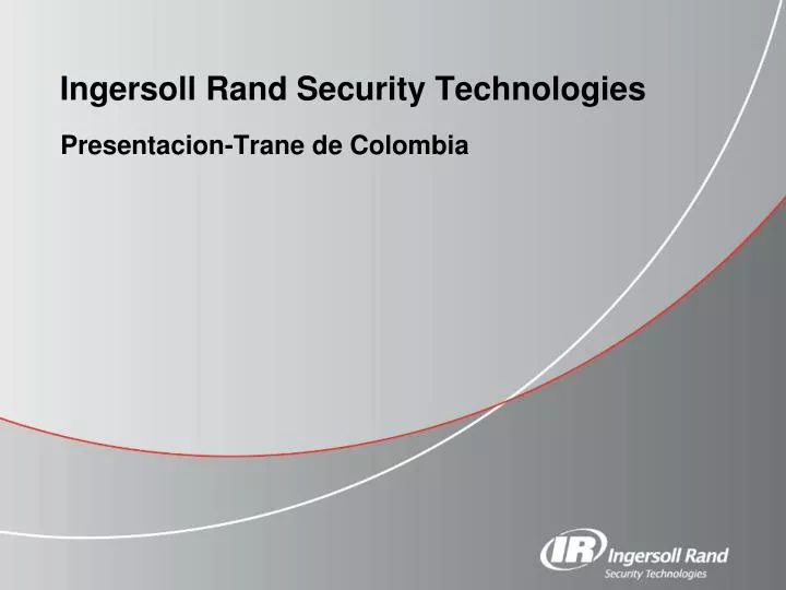 ingersoll rand security technologies