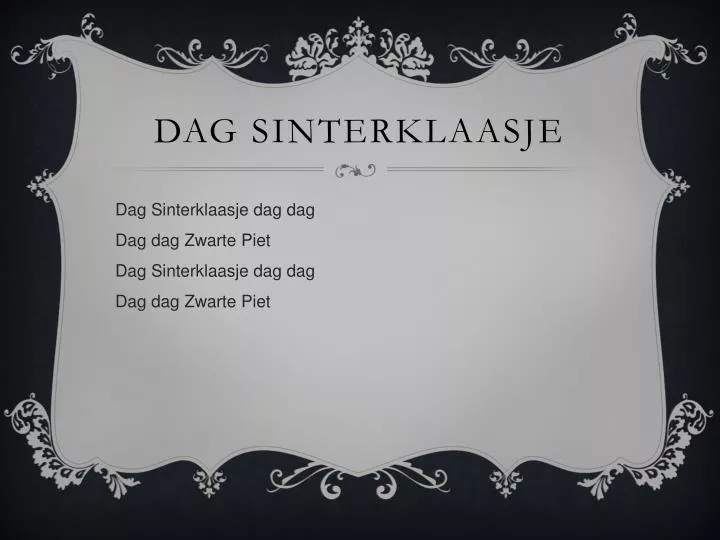 dag sinterklaasje